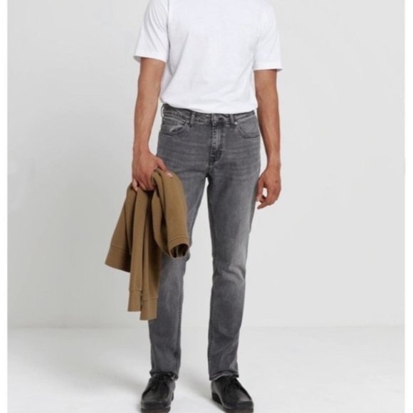 Frank and Oak "Dylan" Slim Fit Light Blue Jeans 31X32 - Picture 6 of 6